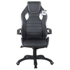 Кресло компьютерное BRABIX Techno Pro GM-003 (экокожа черное/серое, вставки серые) 531814 в Стрежевом - strezevoi.mebel24.online | фото 5