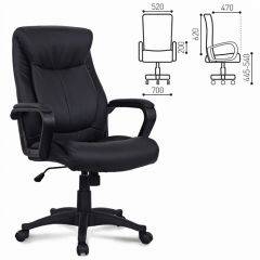 Кресло офисное BRABIX "Enter EX-511" (экокожа/черная) 530859 в Стрежевом - strezevoi.mebel24.online | фото