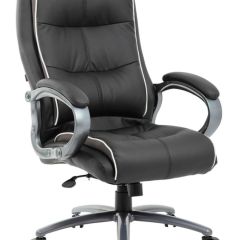 Кресло офисное BRABIX PREMIUM "Strong HD-009" (экокожа черная, ткань серая) 531945 в Стрежевом - strezevoi.mebel24.online | фото
