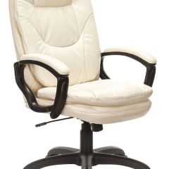Кресло офисное BRABIX PREMIUM "Trend EX-568", экокожа, бежевое, 532102 в Стрежевом - strezevoi.mebel24.online | фото