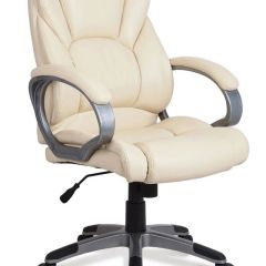 Кресло офисное BRABIX "Eldorado EX-504", экокожа, бежевое, 531167 в Стрежевом - strezevoi.mebel24.online | фото