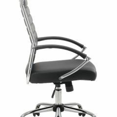 Кресло офисное BRABIX "Style EX-528", экокожа, хром, черное, 531947 в Стрежевом - strezevoi.mebel24.online | фото 3