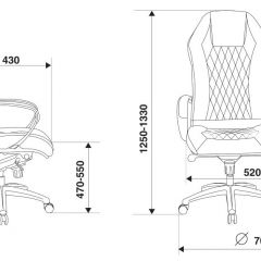 Кресло руководителя Бюрократ _AURA/BROWN коричневый в Стрежевом - strezevoi.mebel24.online | фото 4