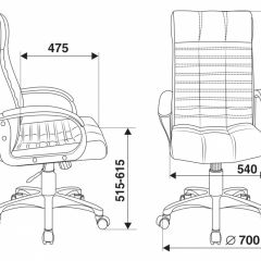 Кресло руководителя Бюрократ KB-10WALNUT/B/LEATH в Стрежевом - strezevoi.mebel24.online | фото 4