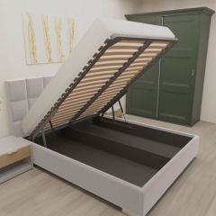 Кровать Асти интерьерная +основание/ПМ/бельевое дно (120х200) в Стрежевом - strezevoi.mebel24.online | фото 3