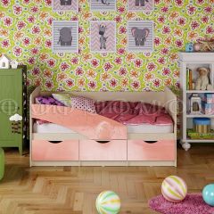 Кровать Бабочки (Розовый металлик) 1800 в Стрежевом - strezevoi.mebel24.online | фото