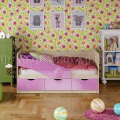 Кровать Бабочки (Сиреневый металлик) 1800 в Стрежевом - strezevoi.mebel24.online | фото