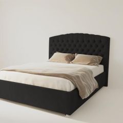 Кровать Берлин без основания 1400 (экокожа кольт ч) в Стрежевом - strezevoi.mebel24.online | фото