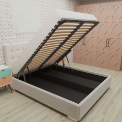 Кровать Брауни интерьерная +основание/ПМ/бельевое дно (160х200) в Стрежевом - strezevoi.mebel24.online | фото 2