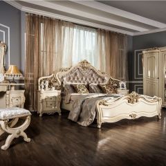 Кровать 1800 Джоконда (крем) в Стрежевом - strezevoi.mebel24.online | фото 7