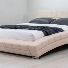 Кровать двойная Оливия 160 + ортопед. основание в Стрежевом - strezevoi.mebel24.online | фото 4