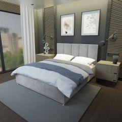 Кровать Мерида с ортопедической решеткой (1400) в Стрежевом - strezevoi.mebel24.online | фото