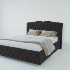 Кровать Нягань с ПМ 800 (экокожа кольт ч) в Стрежевом - strezevoi.mebel24.online | фото