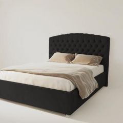 Кровать Берлин без основания 1800 (экокожа кольт ч) в Стрежевом - strezevoi.mebel24.online | фото