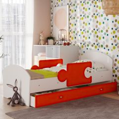 Кровать "Мозайка" на ламелях + бортики + ящики в Стрежевом - strezevoi.mebel24.online | фото 3
