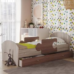 Кровать "Мозайка" на ламелях + бортики + ящики в Стрежевом - strezevoi.mebel24.online | фото 2