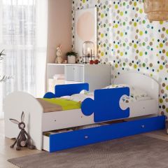 Кровать "Мозайка" на ламелях + бортики + ящики в Стрежевом - strezevoi.mebel24.online | фото 4
