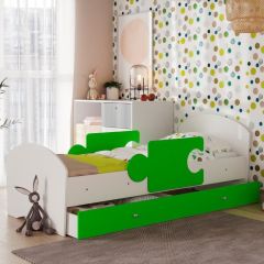 Кровать "Мозайка" на ламелях + бортики + ящики в Стрежевом - strezevoi.mebel24.online | фото 11