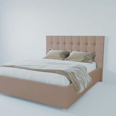 Кровать Венеция без основания 800 (велюр серый) в Стрежевом - strezevoi.mebel24.online | фото