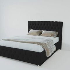 Кровать Версаль 1400 без основания (экокожа кольт ч) в Стрежевом - strezevoi.mebel24.online | фото