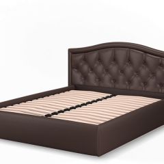 Кровать Стелла 1200 + Основание (Лесмо brown) коричневый в Стрежевом - strezevoi.mebel24.online | фото 3