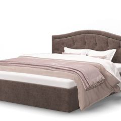 Кровать Стелла 1600*2000 Rock 05 (коричневый) в Стрежевом - strezevoi.mebel24.online | фото