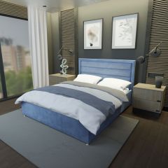 Кровать Тиана Решетка+ПМ (1600) *БЕЗ ДНА в Стрежевом - strezevoi.mebel24.online | фото