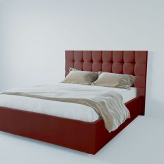 Кровать Венеция с ПМ 1600 (велюр бордо) в Стрежевом - strezevoi.mebel24.online | фото 2