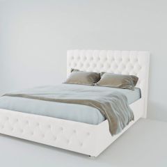 Кровать Версаль с ПМ 1200 (экокожа белая) в Стрежевом - strezevoi.mebel24.online | фото