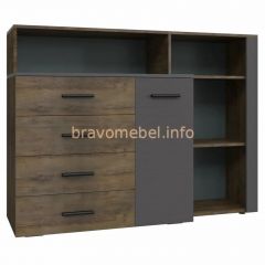 КУБА Спальный гарнитур (модульный) в Стрежевом - strezevoi.mebel24.online | фото 3