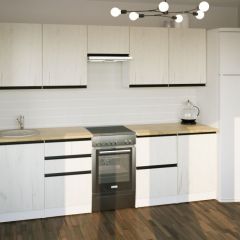 Кухонный гарнитур Амели мега 2500 мм в Стрежевом - strezevoi.mebel24.online | фото