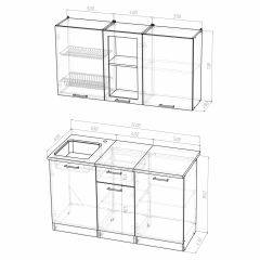Кухонный гарнитур Инна медиум 1400 в Стрежевом - strezevoi.mebel24.online | фото 3