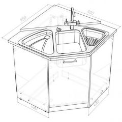 Кухонный гарнитур Лариса оптима 1 1300х2500 мм в Стрежевом - strezevoi.mebel24.online | фото 17