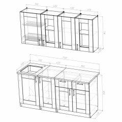 Кухонный гарнитур Ника демо 1700 в Стрежевом - strezevoi.mebel24.online | фото 4