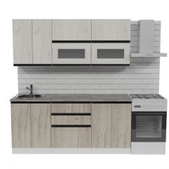 Кухонный гарнитур Паола макси 1800 мм в Стрежевом - strezevoi.mebel24.online | фото 3