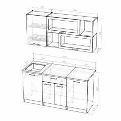 Кухонный гарнитур Полина стандарт 1600 в Стрежевом - strezevoi.mebel24.online | фото 7