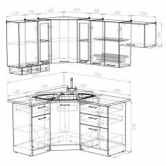 Кухонный гарнитур Симона литл 1300*2000 в Стрежевом - strezevoi.mebel24.online | фото 3