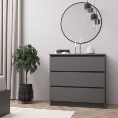 МОРИ МК 800.1 Комод (графит) в Стрежевом - strezevoi.mebel24.online | фото