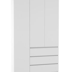 МОРИ МШ 1200.1 Шкаф (белый) в Стрежевом - strezevoi.mebel24.online | фото 2