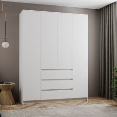 МОРИ МШ 1600.1 Шкаф (белый) в Стрежевом - strezevoi.mebel24.online | фото