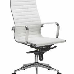 Офисное кресло для руководителей DOBRIN CLARK LMR-101F белый в Стрежевом - strezevoi.mebel24.online | фото