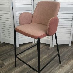 Полубарный стул NYX (H=65cm) VF109 розовый / VF110 брусничный М-City в Стрежевом - strezevoi.mebel24.online | фото