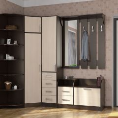 Прихожая ДИАНА-4 сек №29 (Венге/Дуб молочный) в Стрежевом - strezevoi.mebel24.online | фото 3