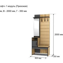 ОЛЬГА-ЛОФТ 1 Прихожая в Стрежевом - strezevoi.mebel24.online | фото 4