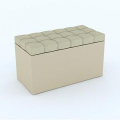 Пуф КВАДРО тип 2 Бежевый в Стрежевом - strezevoi.mebel24.online | фото