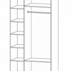 ГАММА Шкаф 3-х створчатый в Стрежевом - strezevoi.mebel24.online | фото 2