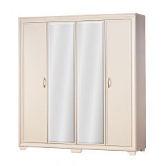 Шкаф 4-дверный со стеклом №367 Афины в Стрежевом - strezevoi.mebel24.online | фото