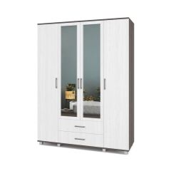 ЕВА Шкаф 4-х дверный Е43 в Стрежевом - strezevoi.mebel24.online | фото