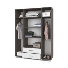 ЕВА Шкаф 4-х дверный Е43 в Стрежевом - strezevoi.mebel24.online | фото 2
