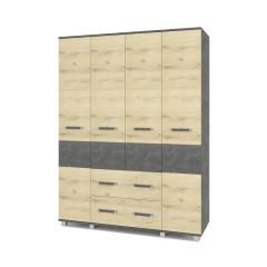 ВИОРА Шкаф 4-х дверный В43 в Стрежевом - strezevoi.mebel24.online | фото 5